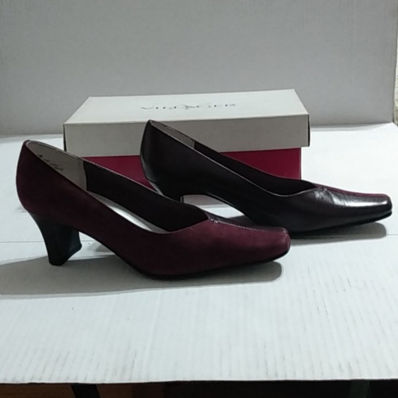 Ladies Villagers Burgundy Shoes Size 8 Make An Offer - Picture 4 of 12